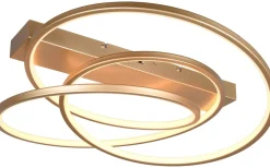 Plafonder-Trio Lighting Darvin Plafond LED guld