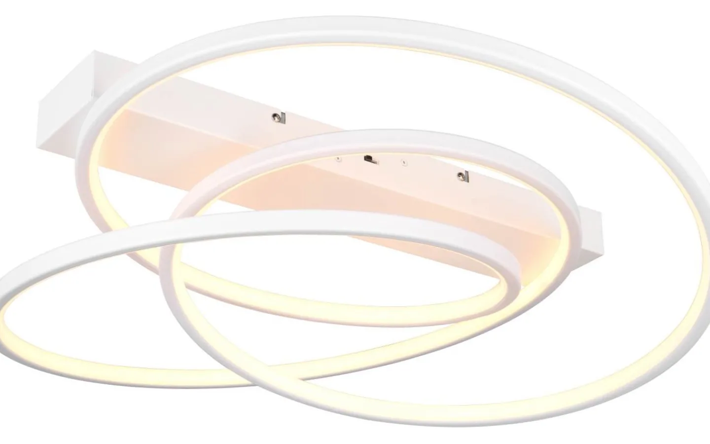 Plafonder-Trio Lighting Darvin Plafond LED matt vit