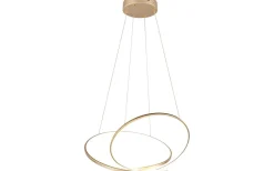 Stora Taklampor Ø70-150 Cm < Trio Lighting Darvin Takpendel LED 84cm guld
