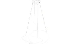 Stora Taklampor Ø70-150 Cm-Trio Lighting Darvin Takpendel LED 84cm mattvit