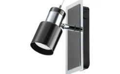 Läslampor < Eglo Davida Vägglampa LED 3000K 4,6W Nickel/Svart