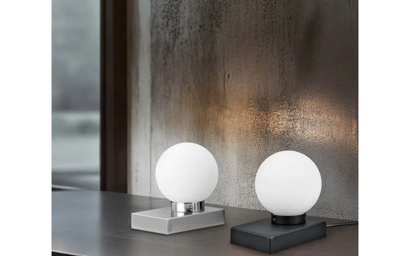 Bordslampor-Trio Lighting Davi II Bordslampa E14 mattsvart