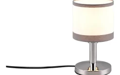 Bordslampor < Reality Davos Bordslampa E14 krom/vit