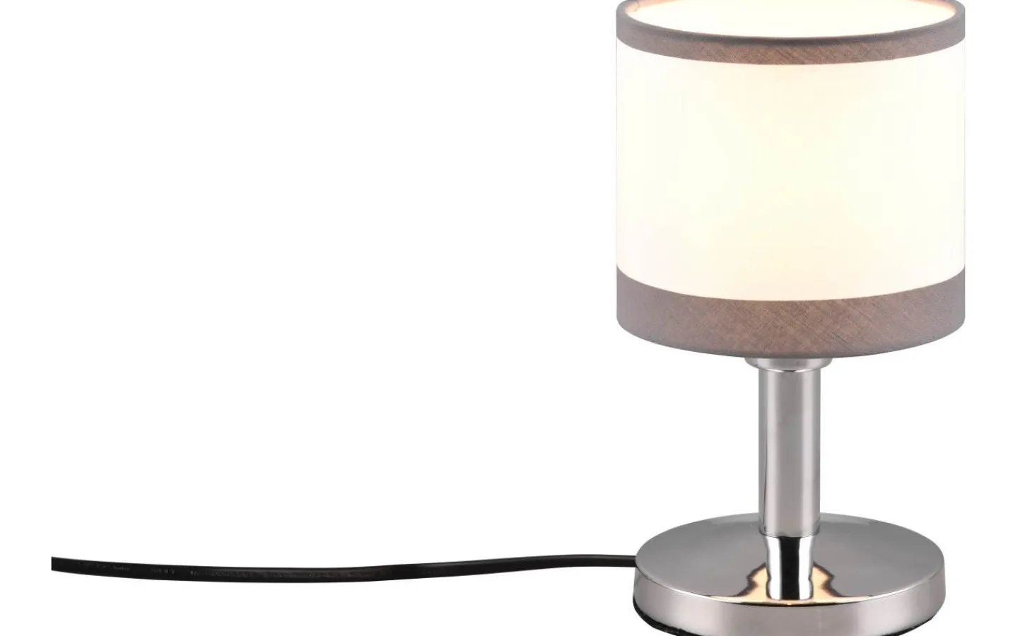 Bordslampor < Reality Davos Bordslampa E14 krom/vit