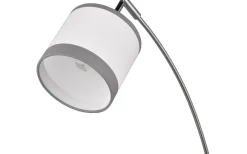 Golvlampor|Golvläslampor-Reality Davos Golvlampa 3-delad E14 krom/vit