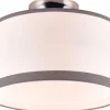 Plafonder-Reality Davos Plafond 30cm 2xE14 krom/vit