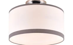 Plafonder-Reality Davos Plafond 30cm 2xE14 krom/vit