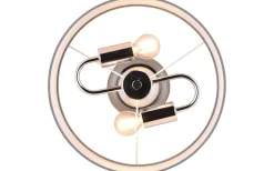 Plafonder-Reality Davos Plafond 30cm 2xE14 krom/vit