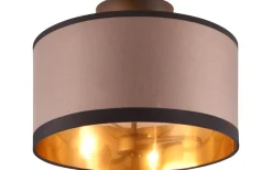 Plafonder < Reality Davos Plafond 30cm 2xE14 matt svart/grå