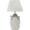 Bordslampor < Mauro Ferretti Delta Bordslampa 51cm Silver/Vit