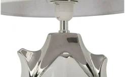 Bordslampor < Mauro Ferretti Delta Bordslampa 51cm Silver/Vit