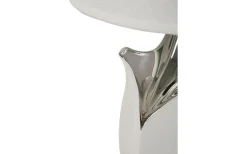 Bordslampor < Mauro Ferretti Delta Bordslampa 51cm Silver/Vit