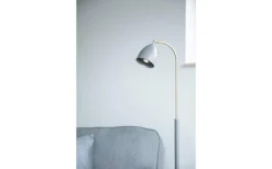 Vardagsrum|Golvläslampor < Belid Deluxe Golvlampa 133cm LED GU5,3 Dimbar Grå/Mässing
