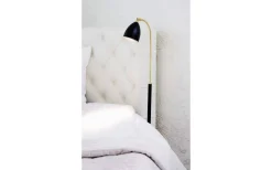 Vardagsrum|Golvläslampor-Belid Deluxe Golvlampa 133cm LED GU5,3 Dimbar Svart/Mässing