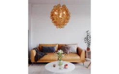 Stora Taklampor Ø50-69 Cm < By Rydens Deluxe Taklampa 64cm Konjak