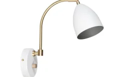 Sovrum|Läslampor-Belid Deluxe Vägglampa LED GU5,3 Vit/Mässing
