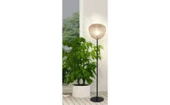 Golvlampor-Eglo Dembleby Golvlampa 150cm Natur/Svart