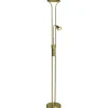 Vardagsrum|Uplight-Markslojd Detroit Golvlampa 180cm Mässing