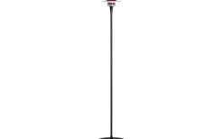 Golvlampor-Belid Diablo Golvlampa 134,5cm Mattsvart/Blankröd