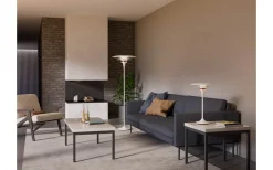 Golvlampor < Belid Diablo Golvlampa 149cm Mattvit/Rosé Silver
