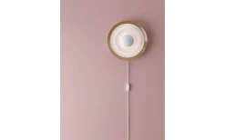 Vardagsrum|Hall & Trappa-Belid Diablo Vägglampa Ø30cm Mässing