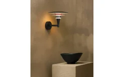 Vardagsrum|Hall & Trappa < Belid Diablo Vägglampa Mattsvart/Blankröd