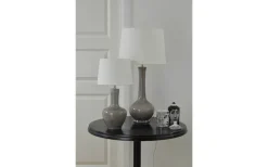 Lampfötter-Hallbergs Dilbar Small Lampfot 36cm E27 Grey Crack