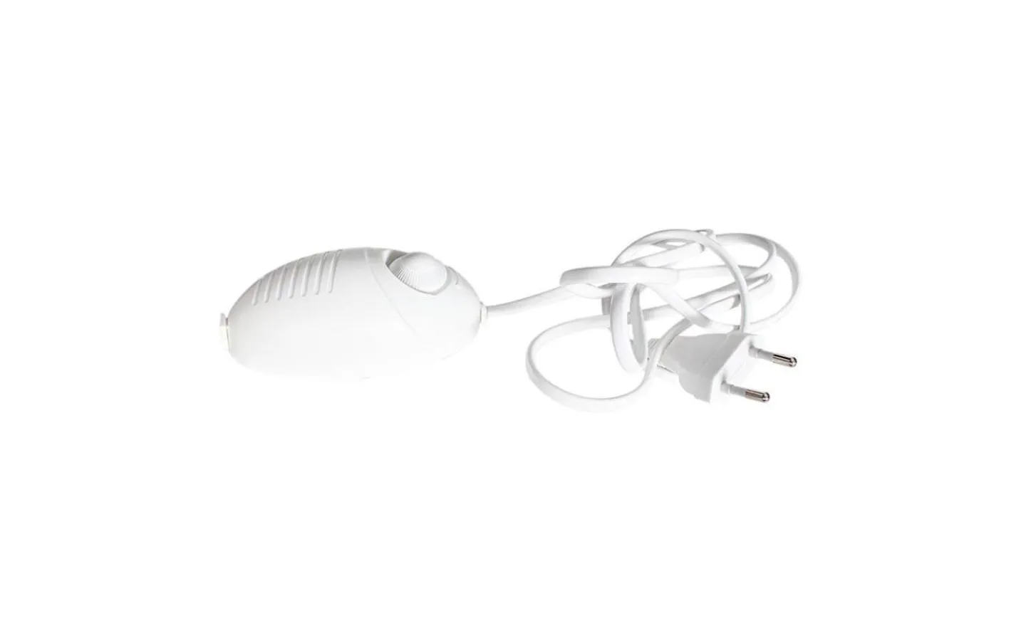 Transformatorer (Konstantspänning V)|Reservglas Och Reservdelar-By Rydens Dimmer/Trafo Vit 10-60W inkl Sladdställ DIN-Kontakt