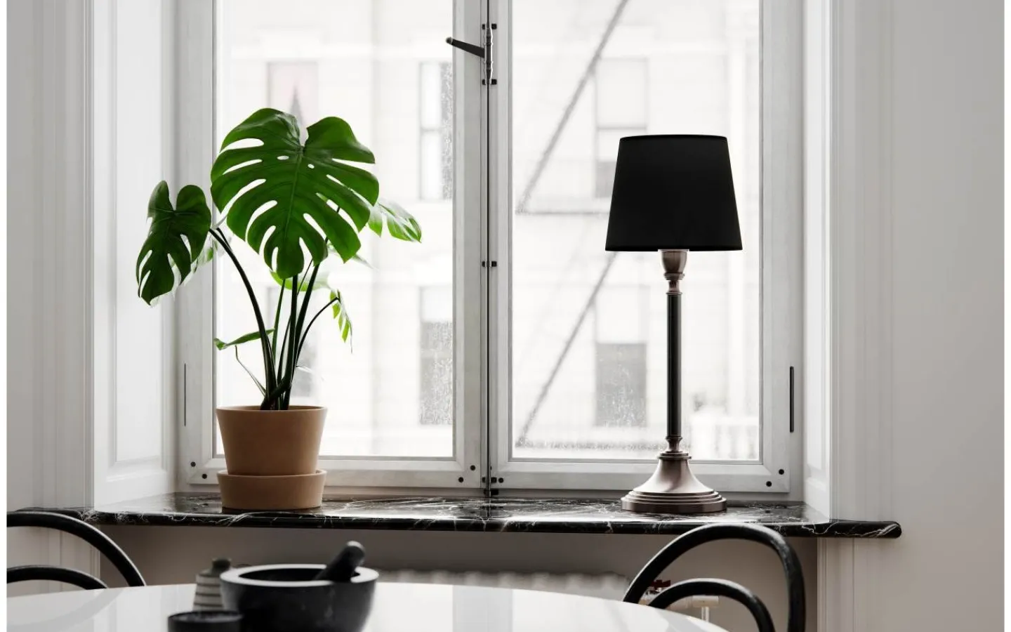 Bordslampor-By Rydens Dinant Bordslampa 59,5cm Svart