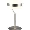 Bordslampor < Trio Lighting Dios Bordslampa LED i borstat stål
