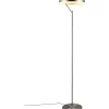 Golvlampor|Uplight < Trio Lighting Dios Golvlampa LED i borstat stål
