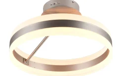 Plafonder < Trio Lighting Dios Plafond LED 40cm i borstat stål