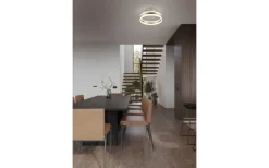 Plafonder < Trio Lighting Dios Plafond LED 40cm i borstat stål