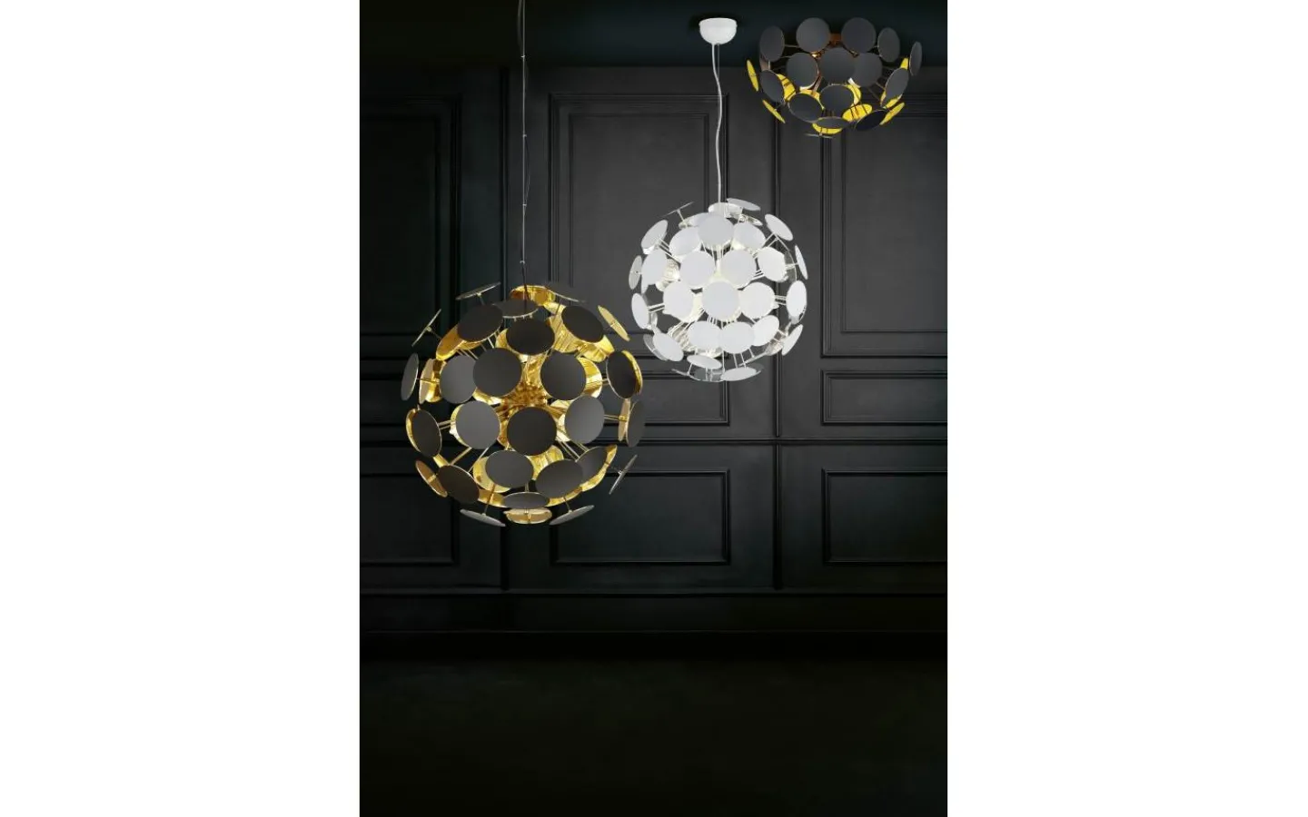 Plafonder-Trio Lighting Discalgo Plafond 3xE14 mattsvart