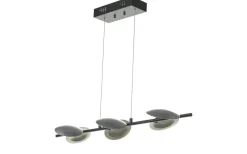 Avlånga Taklampor < Oriva Disc Taklampa 95cm LED Svart