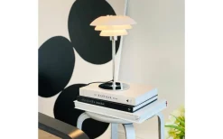 Bordslampor < Dyberg Larsen DL20 Bordslampa 30cm Opal/Krom