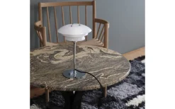 Bordslampor < Dyberg Larsen DL20 Bordslampa 30cm Opal/Krom