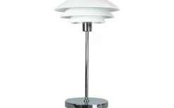Bordslampor-Dyberg Larsen DL31 Bordslampa 50cm Vit/Krom