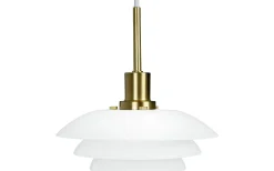 Fönsterlampor-Dyberg Larsen DL20 Fönsterlampa 20cm Opal/Mässing