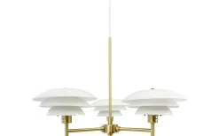 Stora Taklampor Ø50-69 Cm-Dyberg Larsen DL20 Takkrona 50cm Mässing