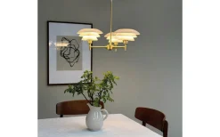 Stora Taklampor Ø50-69 Cm-Dyberg Larsen DL20 Takkrona 50cm Mässing