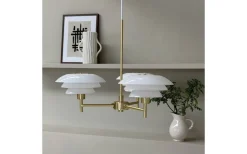 Stora Taklampor Ø50-69 Cm-Dyberg Larsen DL20 Takkrona 50cm Mässing