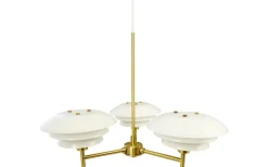 Stora Taklampor Ø50-69 Cm-Dyberg Larsen DL20 Takkrona 50cm Mässing