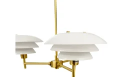 Stora Taklampor Ø50-69 Cm-Dyberg Larsen DL20 Takkrona 50cm Mässing