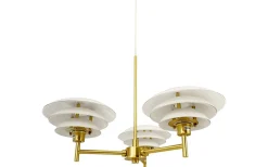 Stora Taklampor Ø50-69 Cm-Dyberg Larsen DL20 Takkrona 50cm Mässing