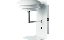 Läslampor-Dyberg Larsen DL20 Vägglampa USB Vit/Krom