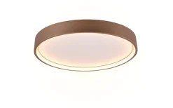 Plafonder < Trio Lighting Doha Plafond LED 45cm kaffebrun
