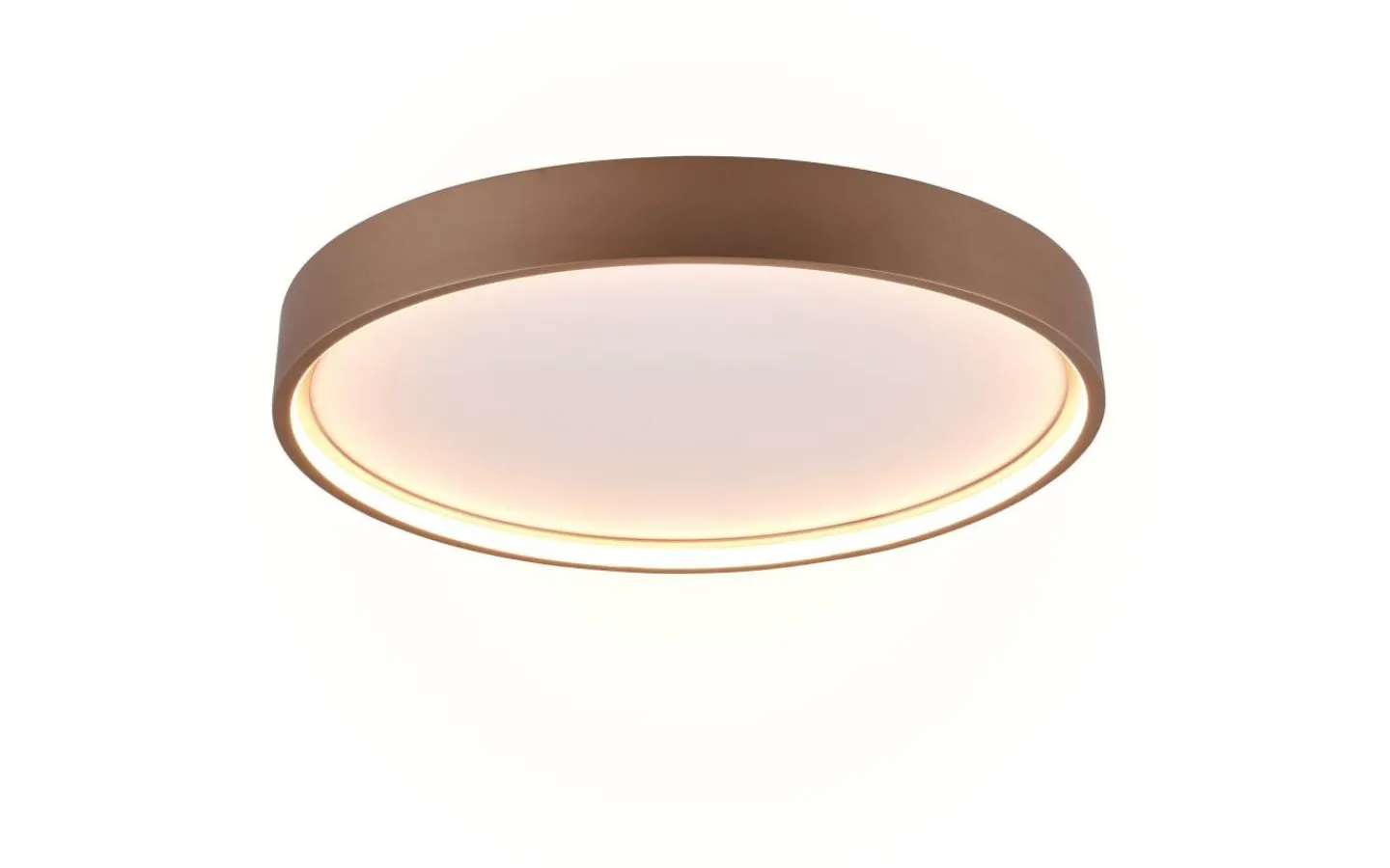 Plafonder < Trio Lighting Doha Plafond LED 45cm kaffebrun