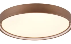 Plafonder < Trio Lighting Doha Plafond LED 45cm kaffebrun