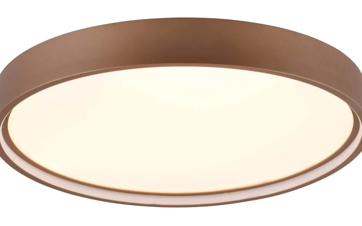 Plafonder < Trio Lighting Doha Plafond LED 45cm kaffebrun
